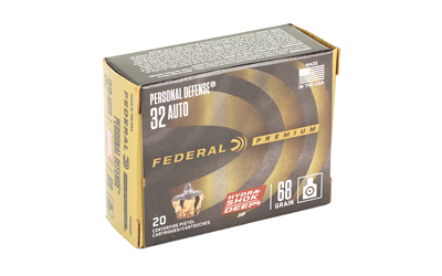 FED HYDRA SHOK 32ACP 68GR JHP 20/200 - Image 2