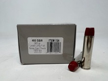 Underwood 460 S&W Ammunition UW726 360 Grain Lead Long Nose Gas Check