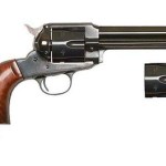 Cimarron CA159 1890 .45 LC 5.5" 6 Rounds 5.5" w/ .45 ACP Cylinder Blued/Walnut