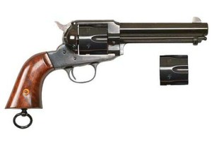 Cimarron CA159 1890 .45 LC 5.5" 6 Rounds 5.5" w/ .45 ACP Cylinder Blued/Walnut