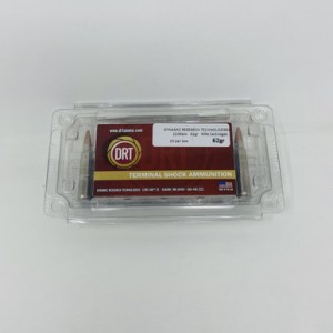 DRT 223 Rem DRT22362 62 Grain Terminal Shock Hollow Point 20 Rounds
