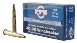 Prvi PPU 30-30 Winchester Ammunition PP30301 150 Grain Flat Soft Point 20 Rounds
