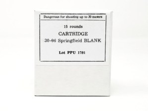Prvi PPU 30-06 Ammunition PPB3006 Blanks 15 Rounds